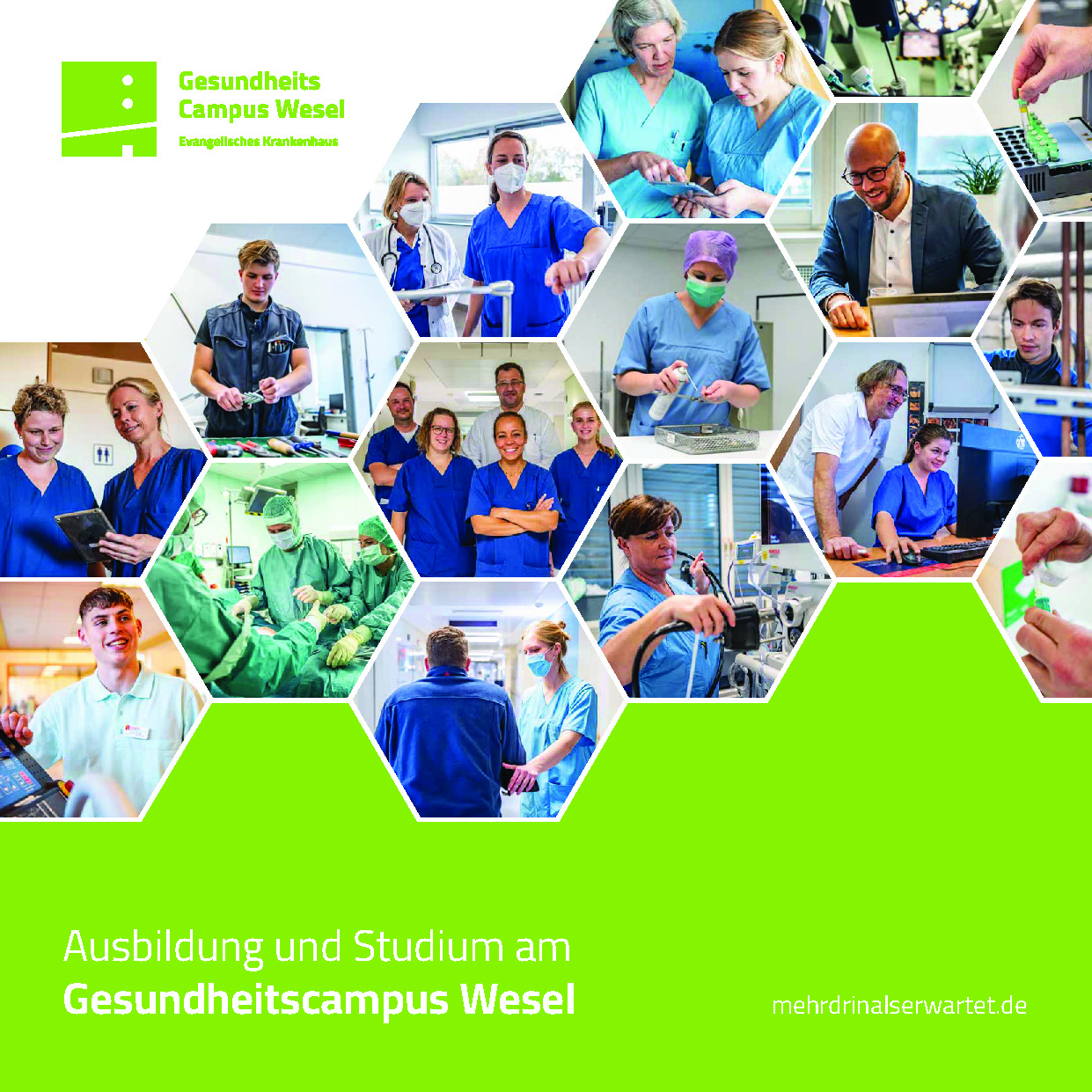 Ausbildungsbroschüre Gesundheitscampus Wesel